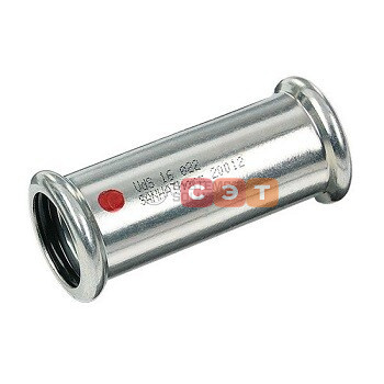 Муфта надвижная оцинкованная 24270S  54 х 54 SANHA